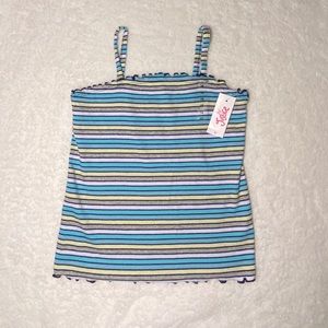 🐼 Justice tank top withdrew tripes